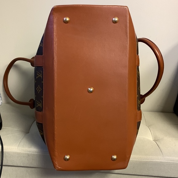 198 Pre Owned Authentic Louis Vuitton Monogram Sac Weekend  GM Tote/Travel Bag - Picture 9 of 17